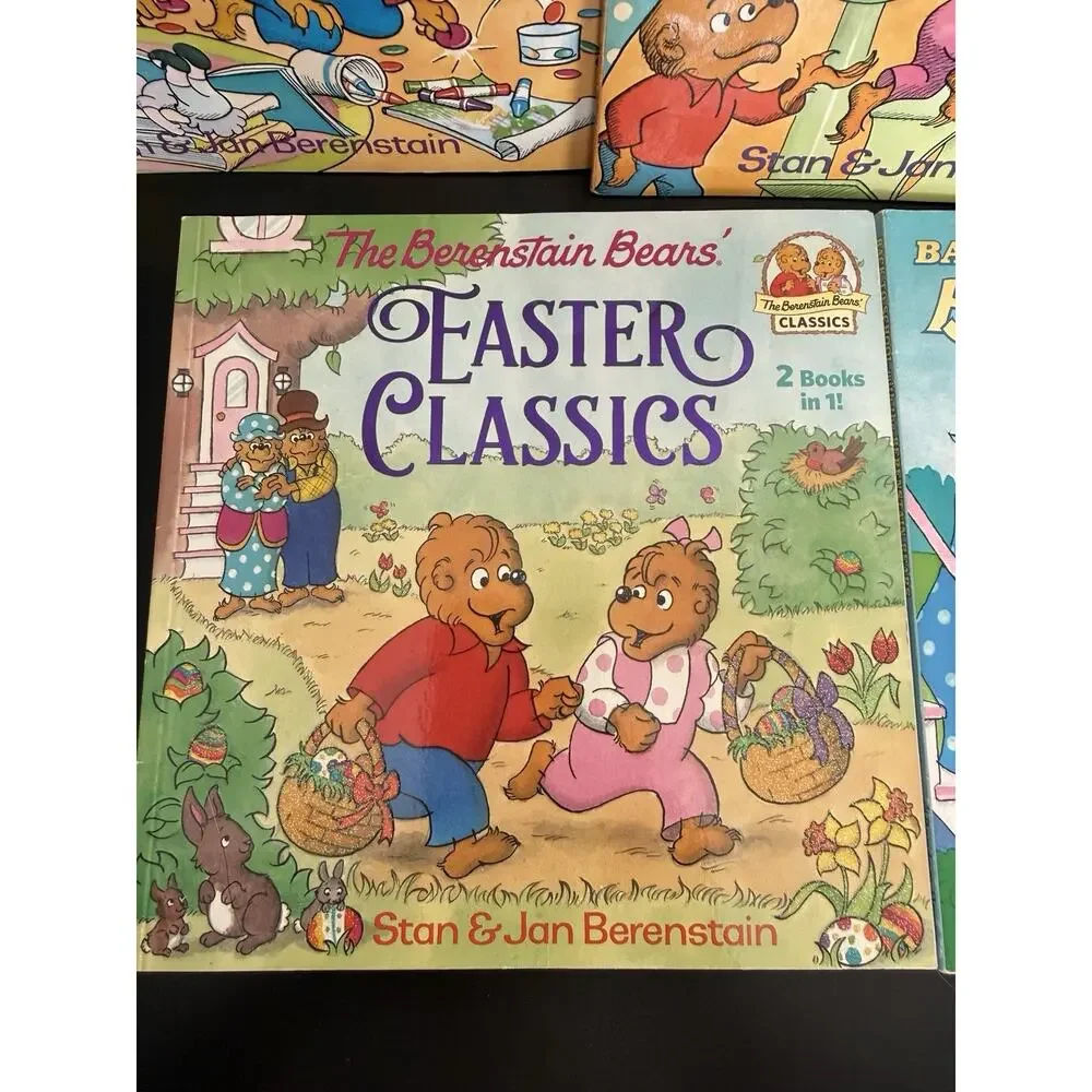 Berenstain Bears 5 Book Lot Classics Dentist Grandma Easter Back to School